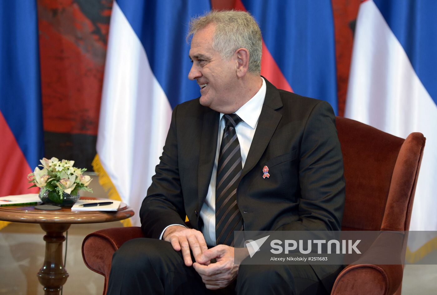 Vladimir Putin visits Serbia