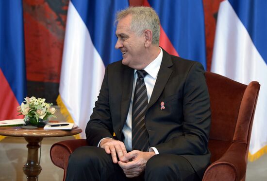 Vladimir Putin visits Serbia