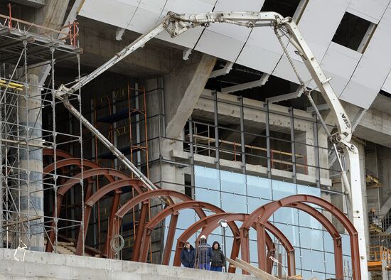 FIFA, Russia-2018 Organizing Committee visit Zenit Arena for purposes of inspection