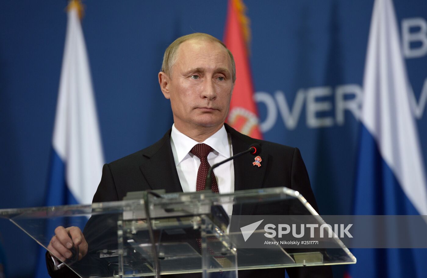 Vladimir Putin visits Serbia