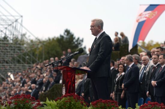 Vladimir Putin visits Serbia