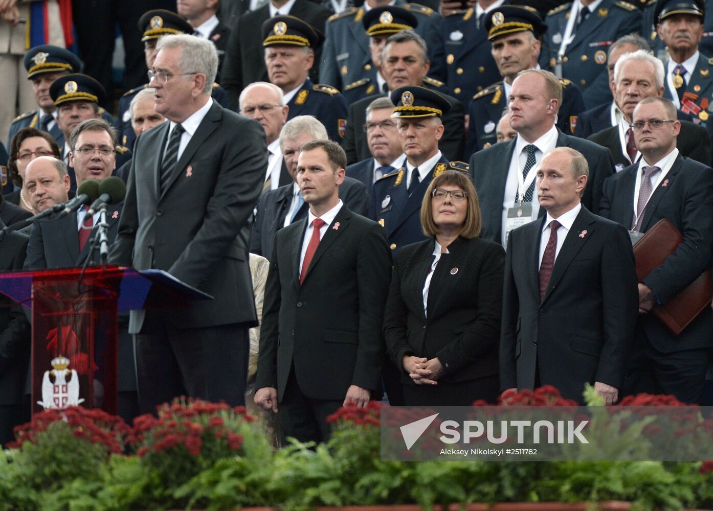 Vladimir Putin visits Serbia