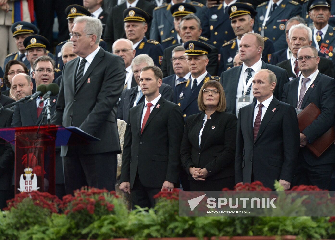 Vladimir Putin visits Serbia