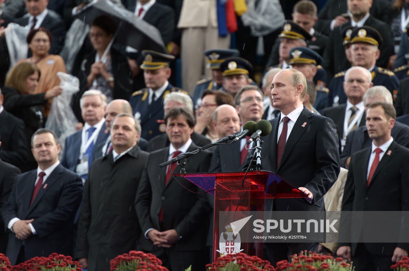 Vladimir Putin visits Serbia