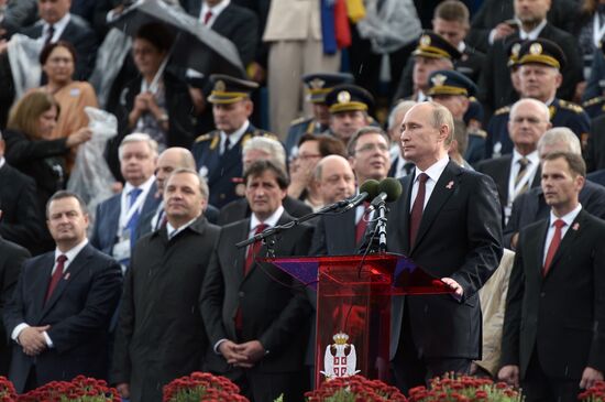 Vladimir Putin visits Serbia