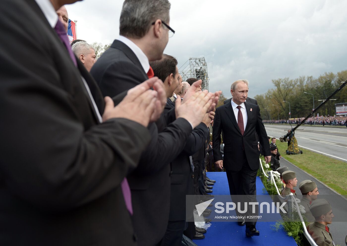 Vladimir Putin visits Serbia