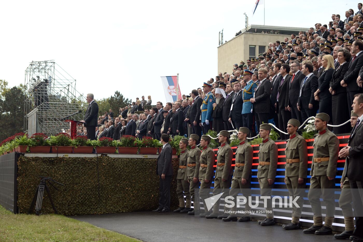 Vladimir Putin visits Serbia