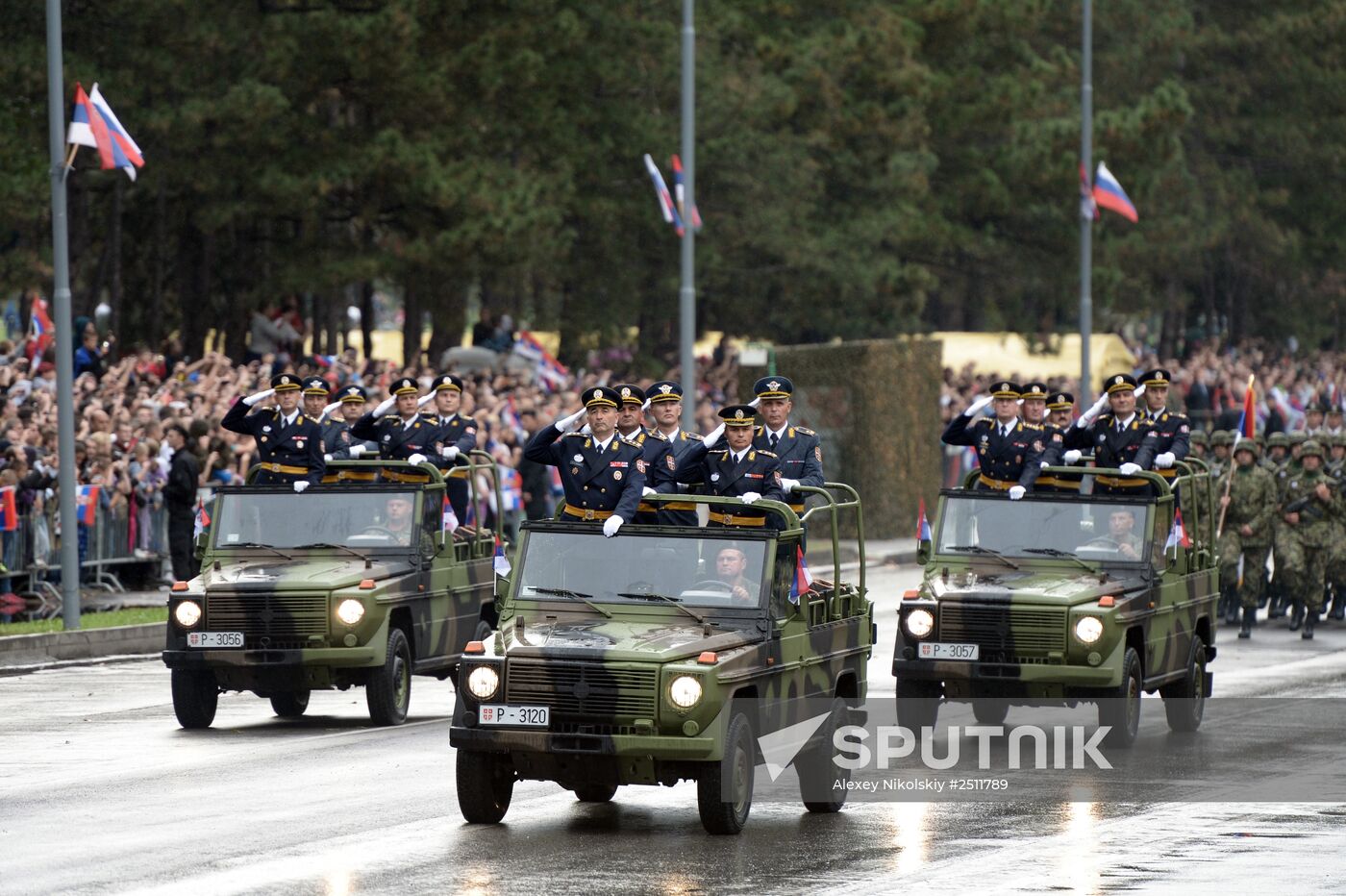 Vladimir Putin visits Serbia