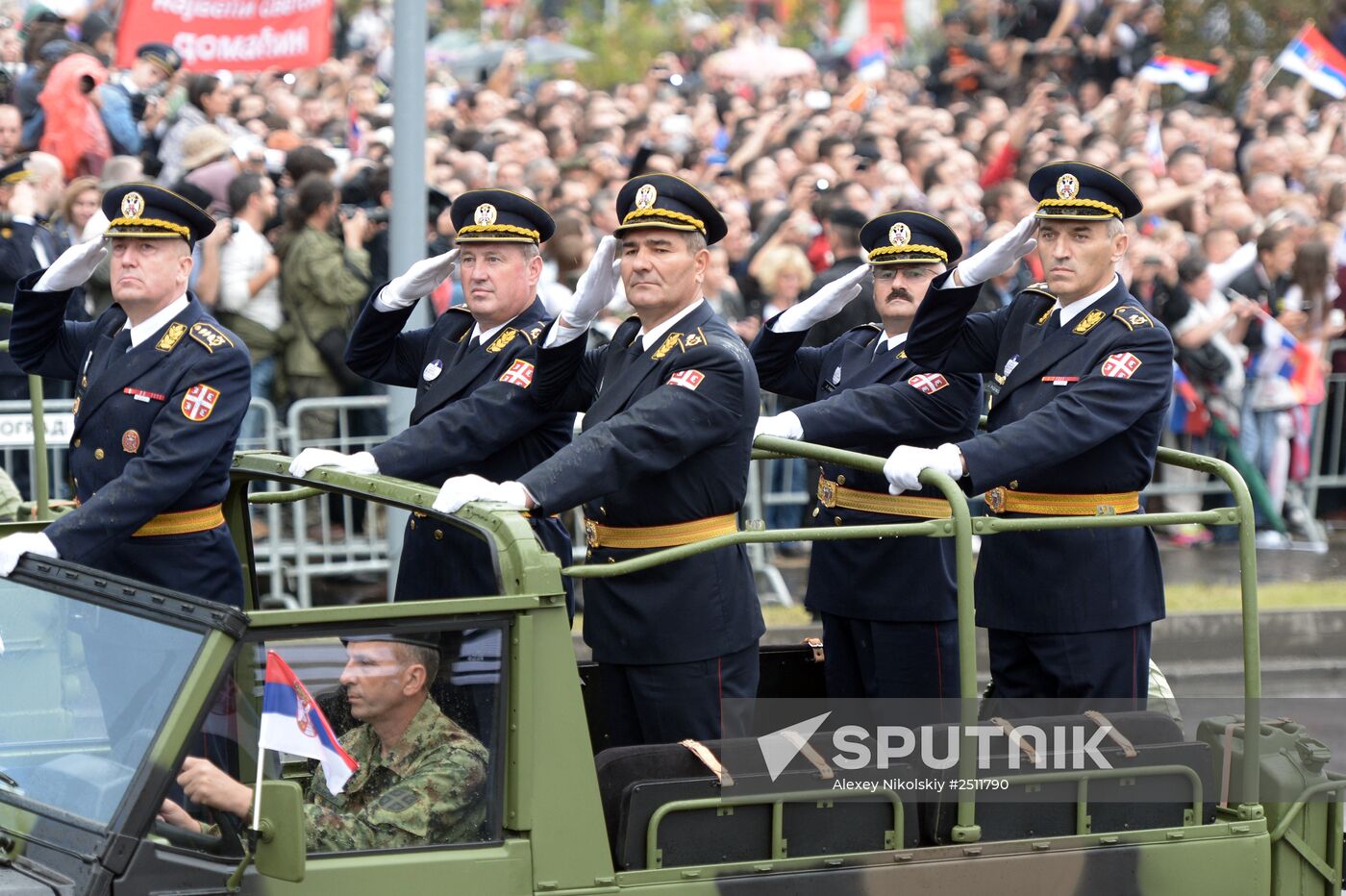 Vladimir Putin visits Serbia