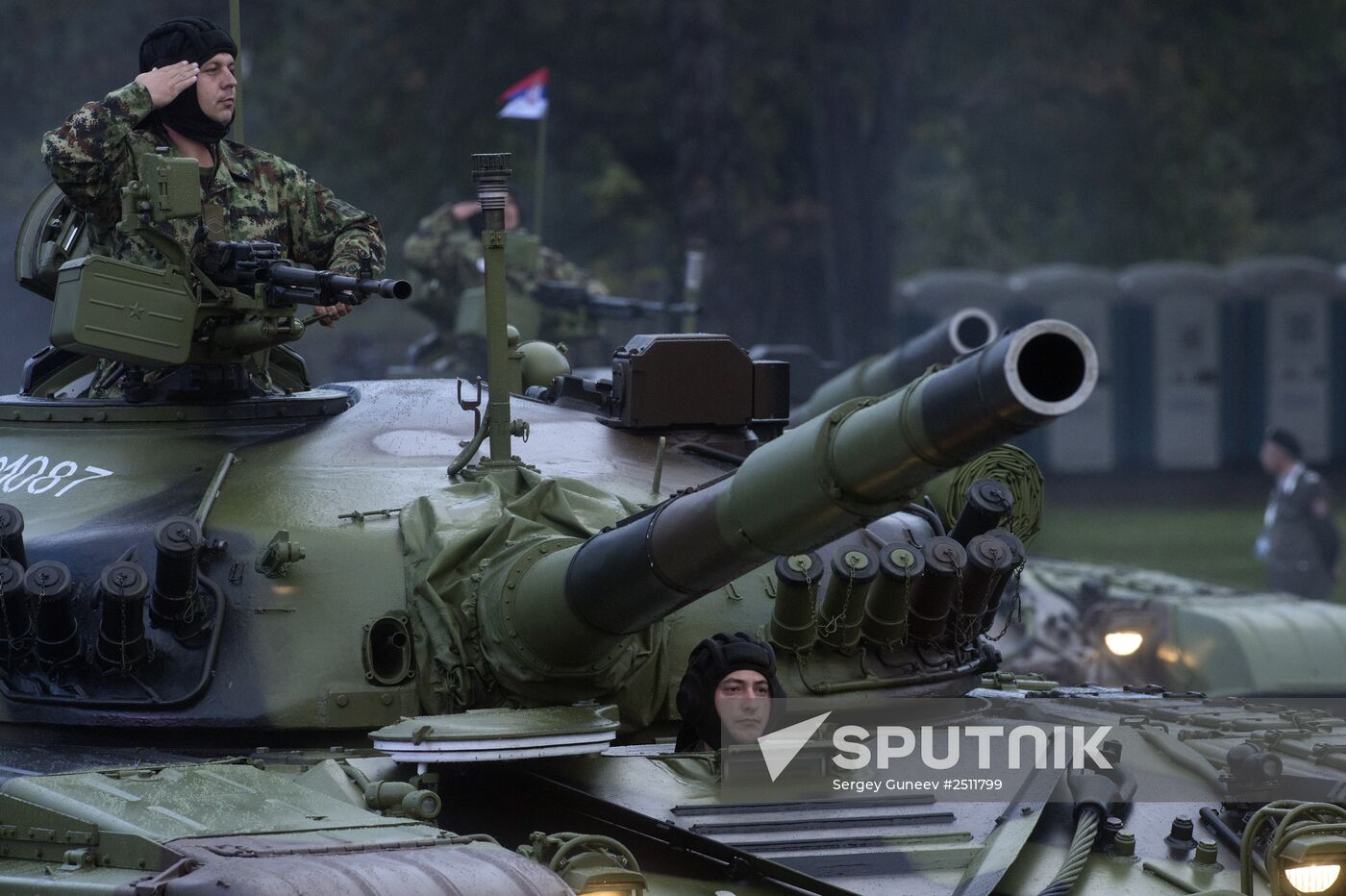 Vladimri Putin visits Serbia