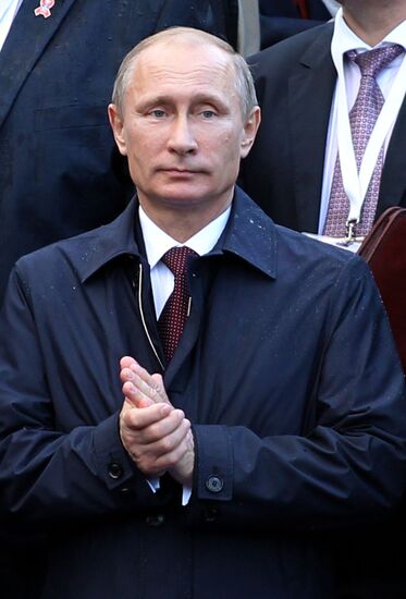 Vladimri Putin visits Serbia