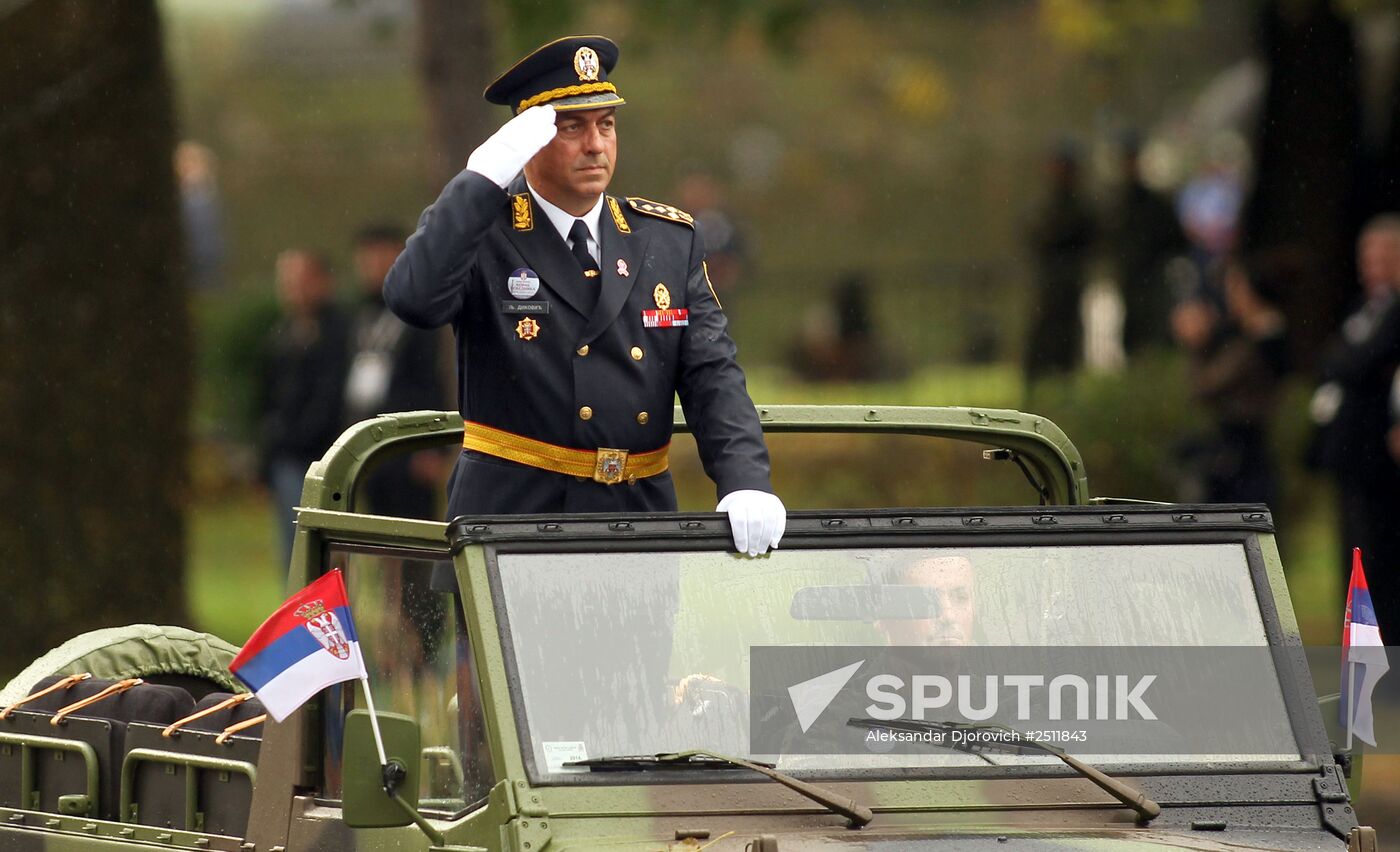 Military parade on 70th anniversary of Belgrade liberation