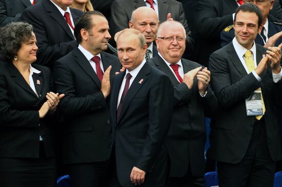 Vladimri Putin visits Serbia