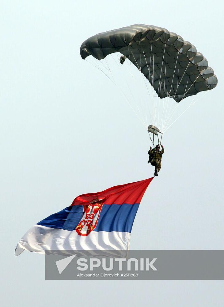 Military parade on 70th anniversary of Belgrade liberation