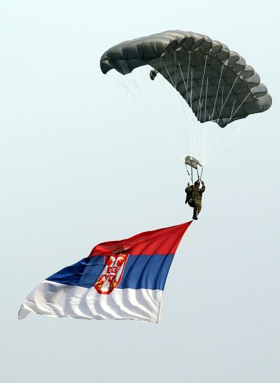 Military parade on 70th anniversary of Belgrade liberation