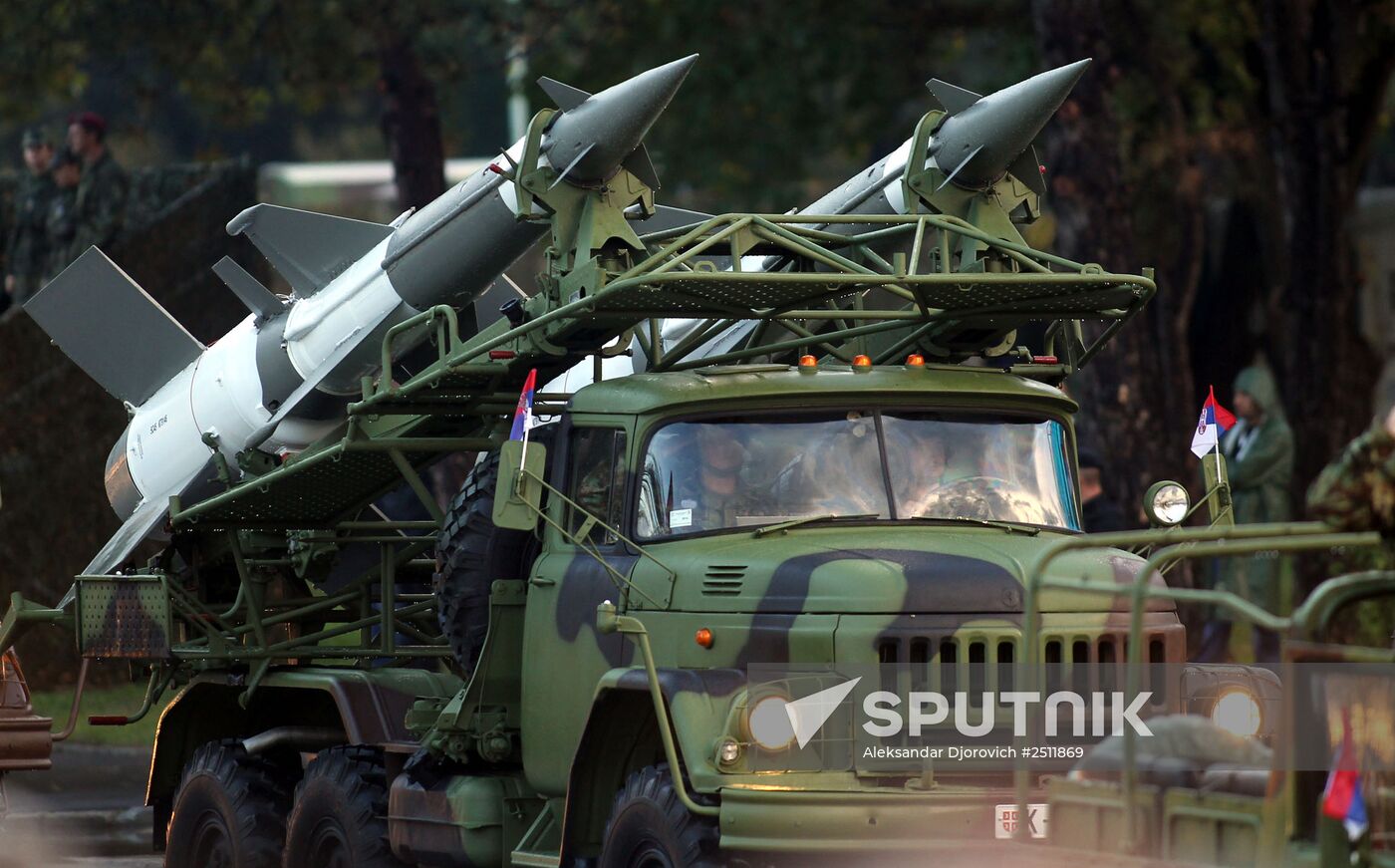 Military parade on 70th anniversary of Belgrade liberation