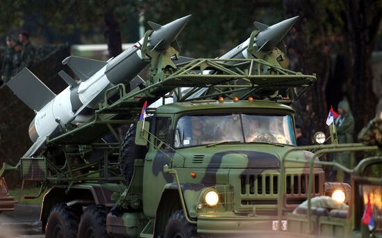 Military parade on 70th anniversary of Belgrade liberation