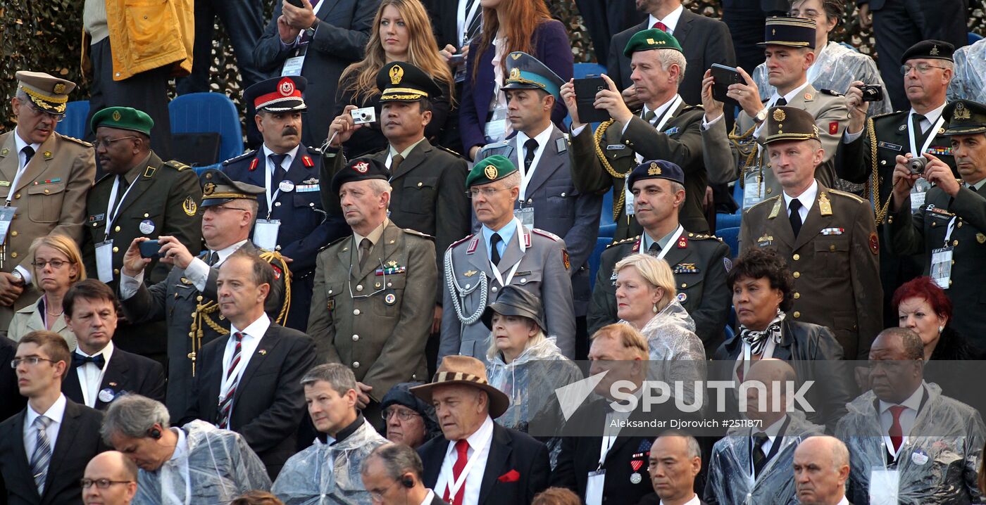 Military parade on 70th anniversary of Belgrade liberation