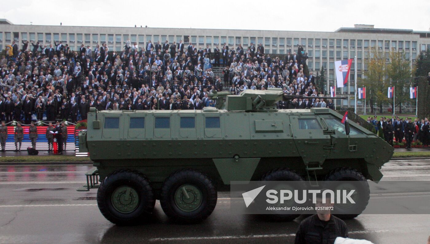 Military parade on 70th anniversary of Belgrade liberation