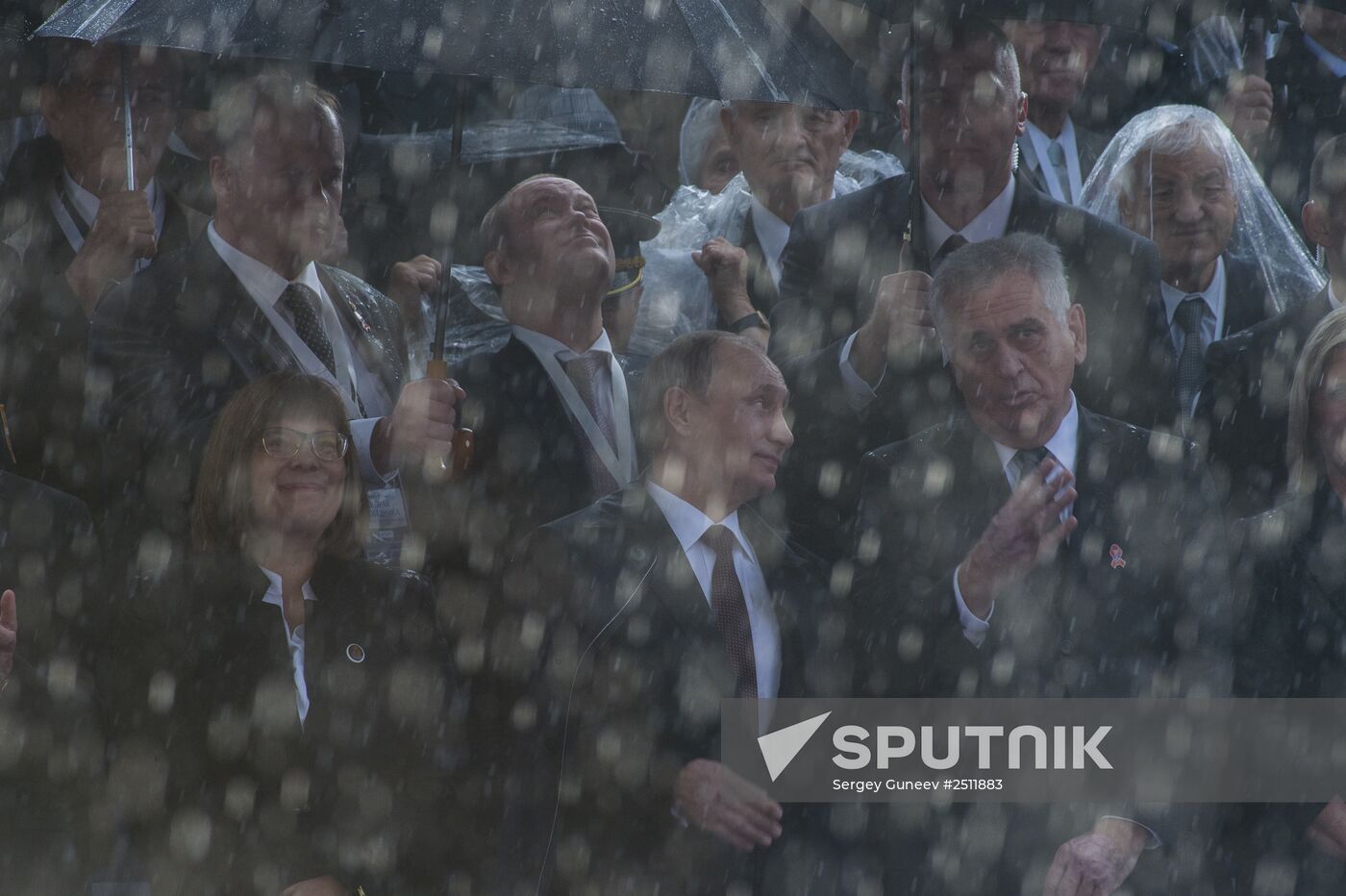 Vladimir Putin visits Serbia