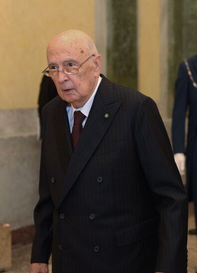 Vladimir Putin visits Italy