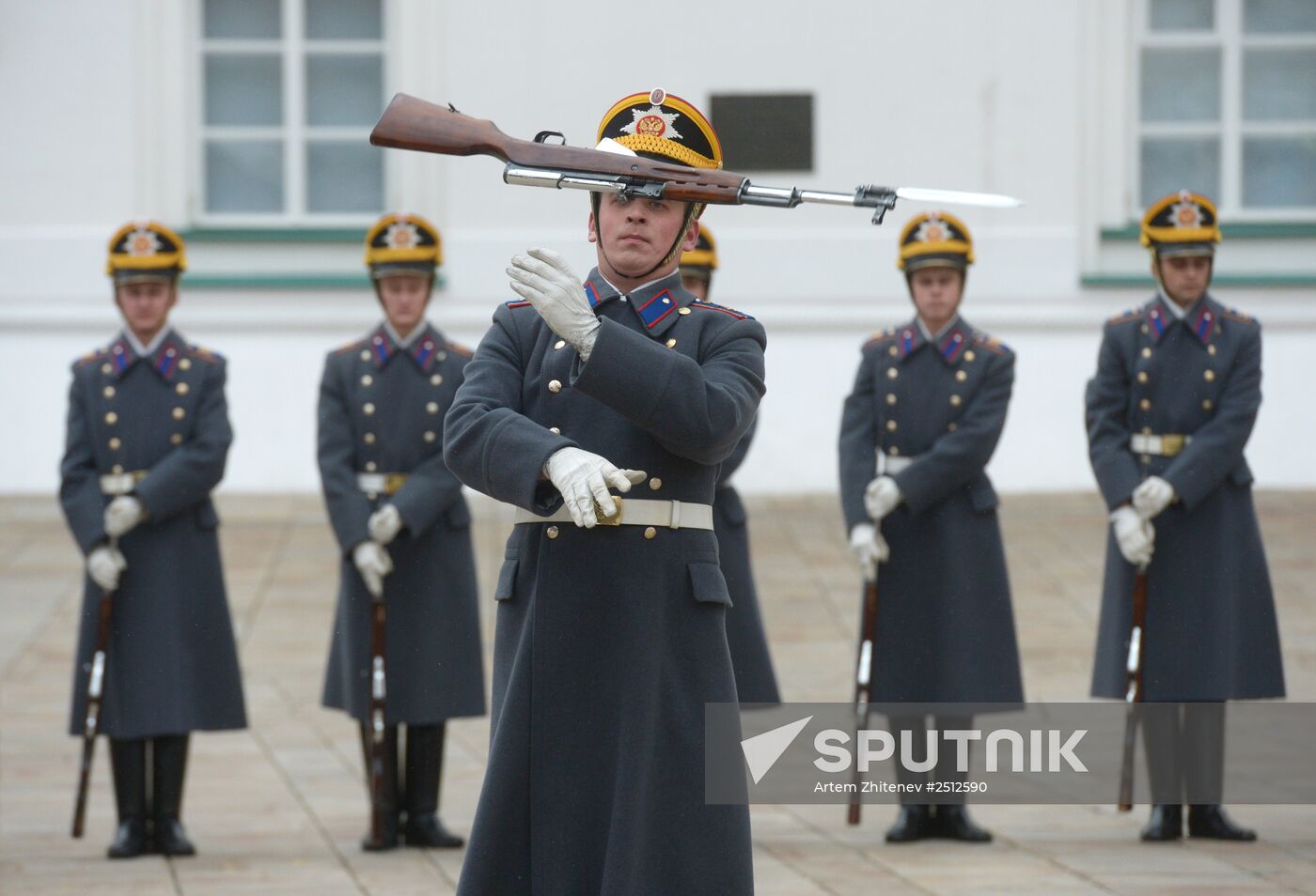 Changing of the Guard of Presidential Regiment's foot and mounted guard