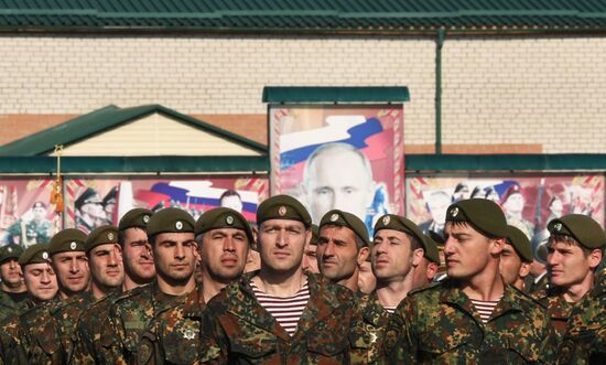 Conscript Day in Grozny