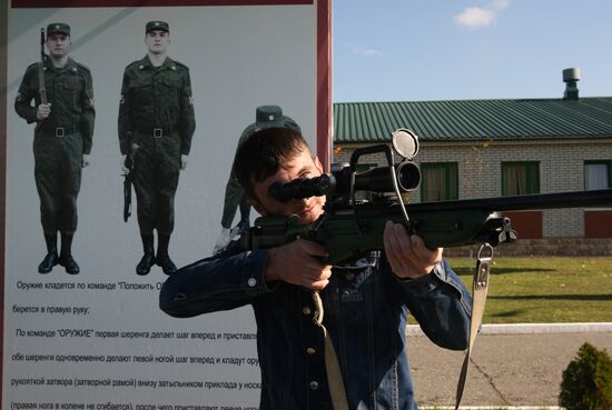 Conscript Day in Grozny