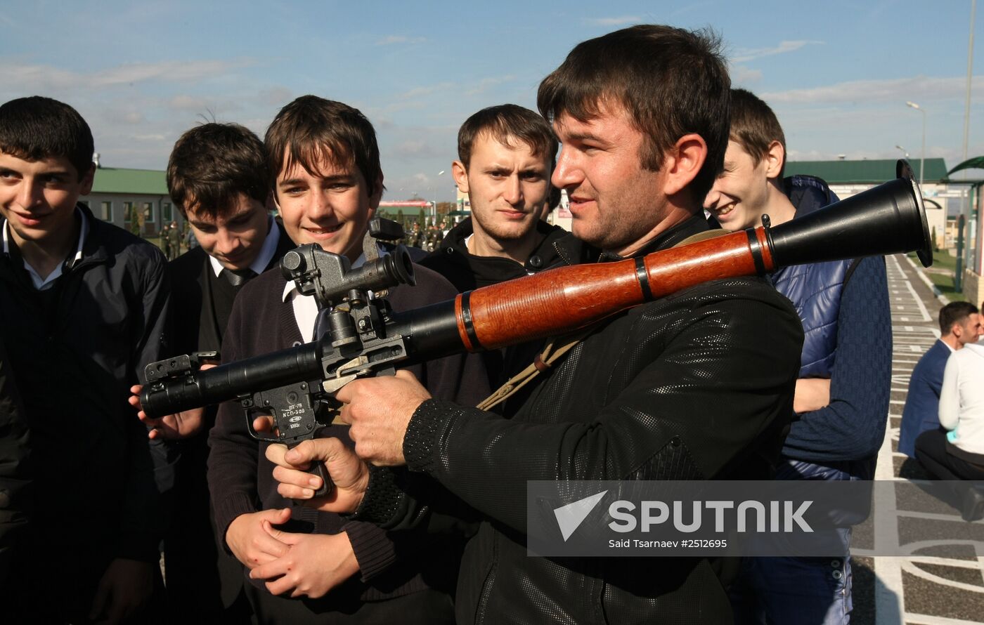 Conscript day in Grozny