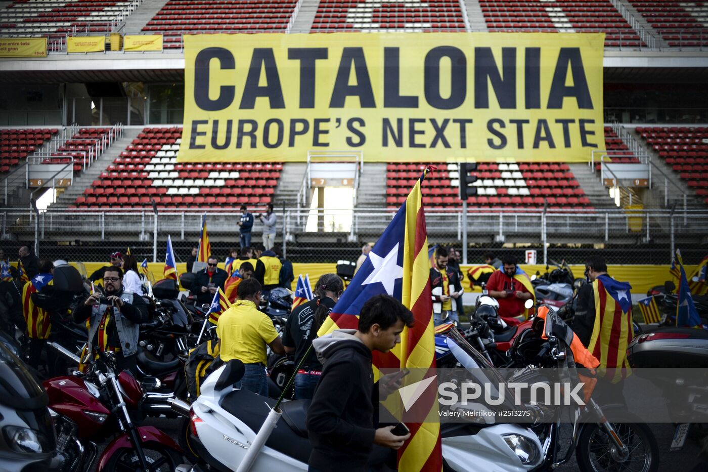 Rally in Barcelona in support of Catalonia's independence