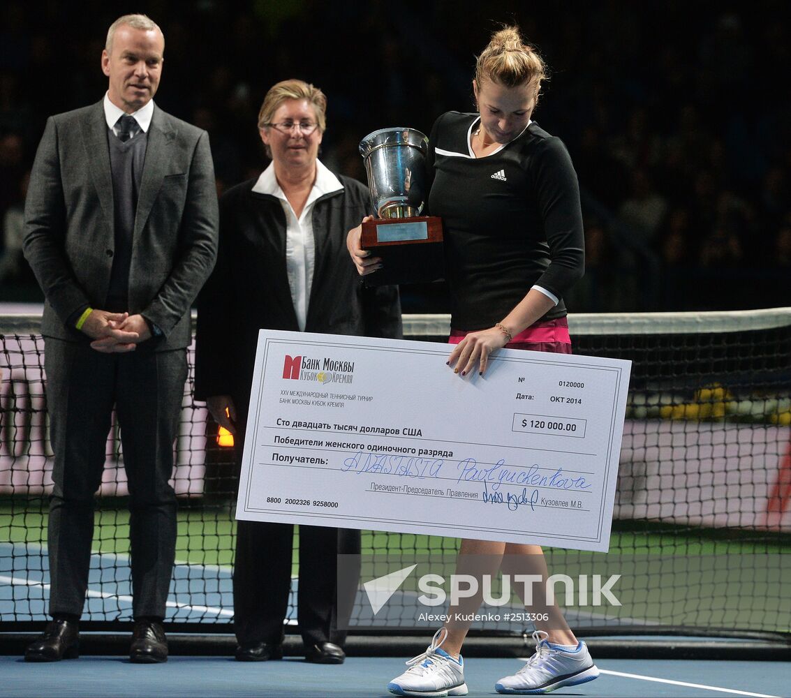 Tennis. 2014 Kremlin Cup. Day Seven