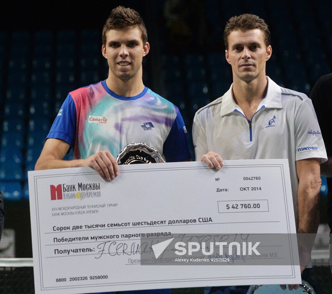 Tennis. 2014 Kremlin Cup. Day Seven