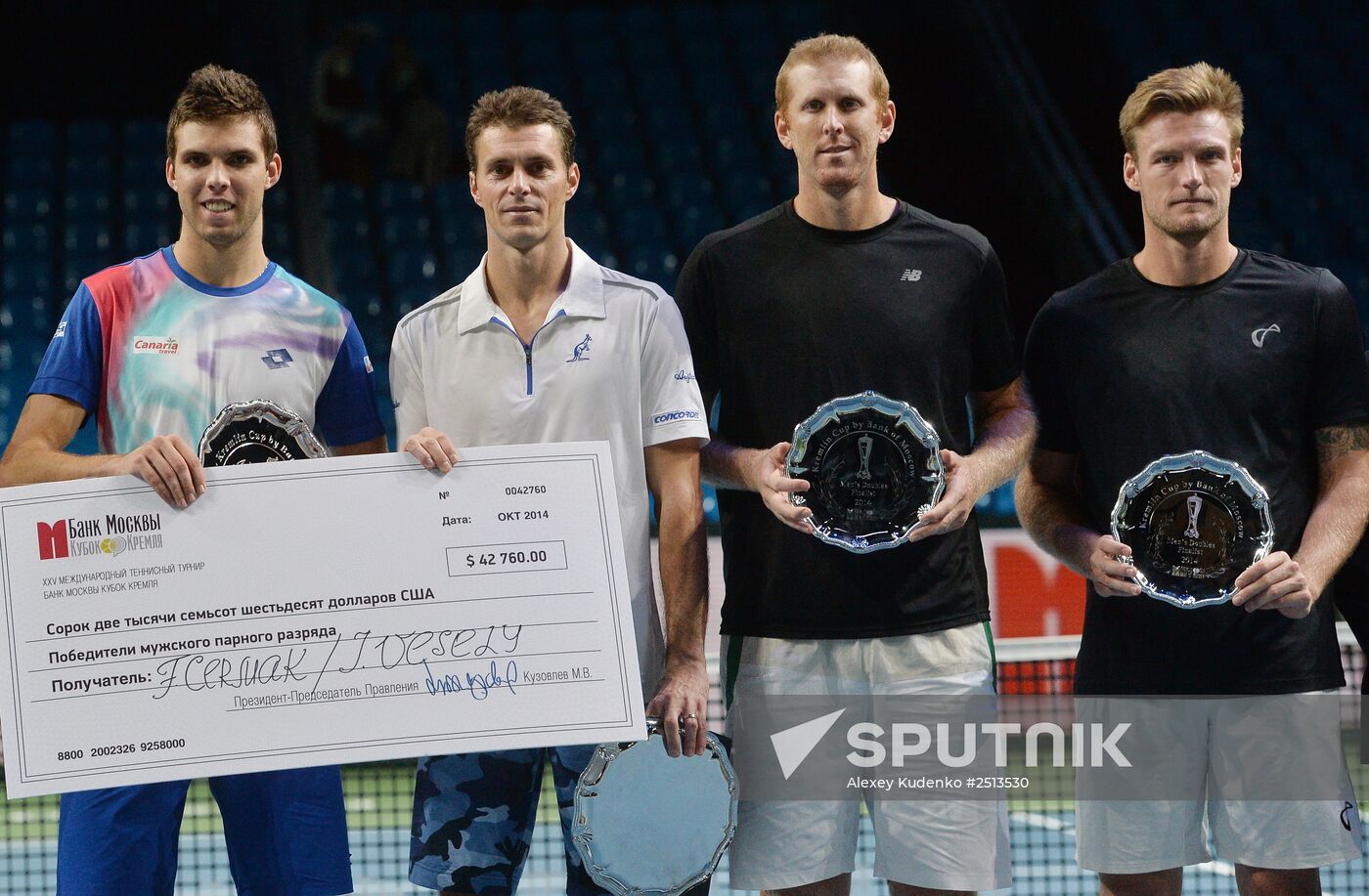 Tennis. 2014 Kremlin Cup. Day Seven