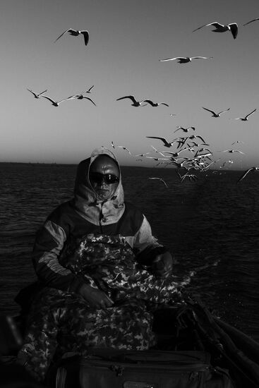 Fall fishing in Astrakhan Region