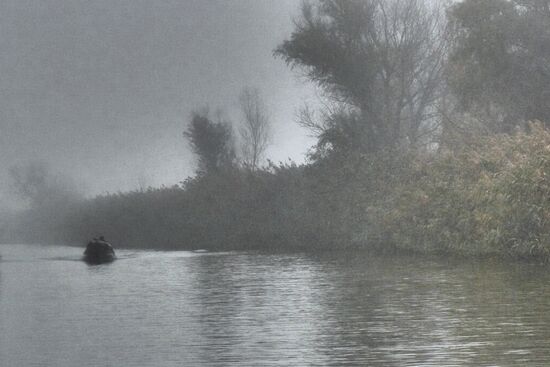 Fall fishing in Astrakhan Region