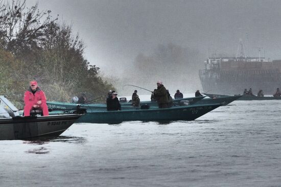 Fall fishing in Astrakhan Region