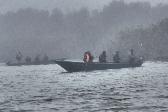 Fall fishing in Astrakhan Region