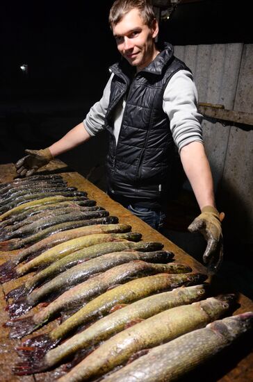 Fall fishing in Astrakhan Region