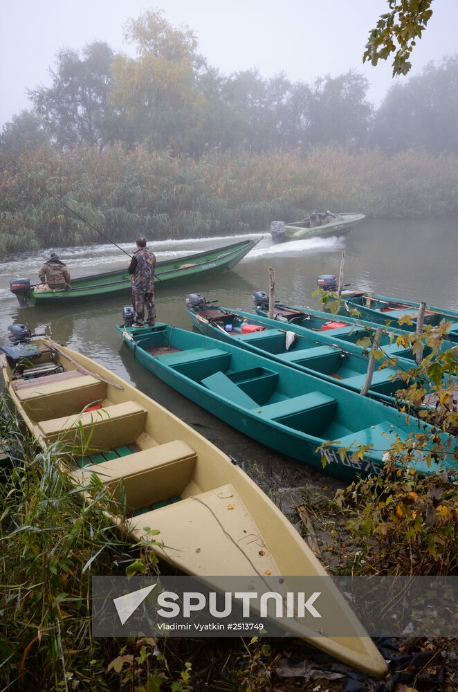 Fall fishing in Astrakhan Region
