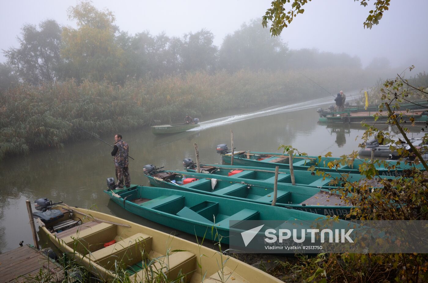 Fall fishing in Astrakhan Region
