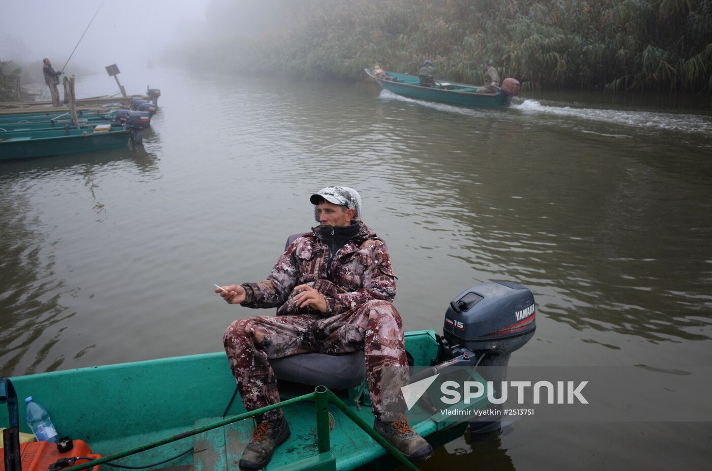 Fall fishing in Astrakhan Region