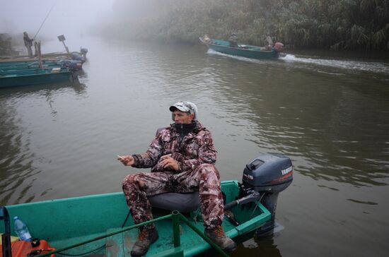Fall fishing in Astrakhan Region