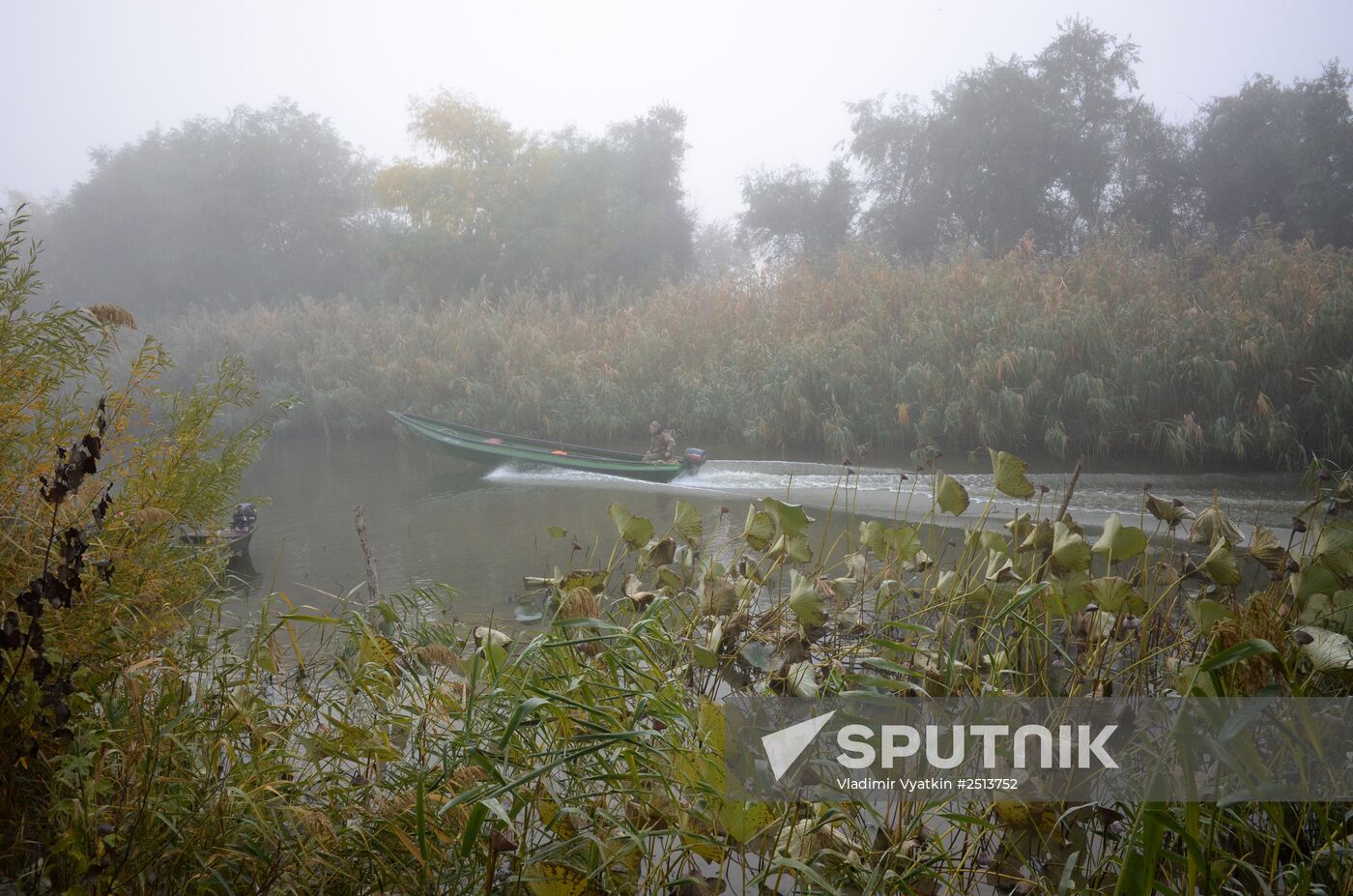 Fall fishing in Astrakhan Region