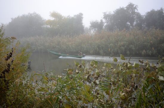Fall fishing in Astrakhan Region