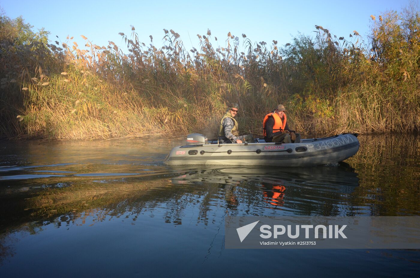 Fall fishing in Astrakhan Region