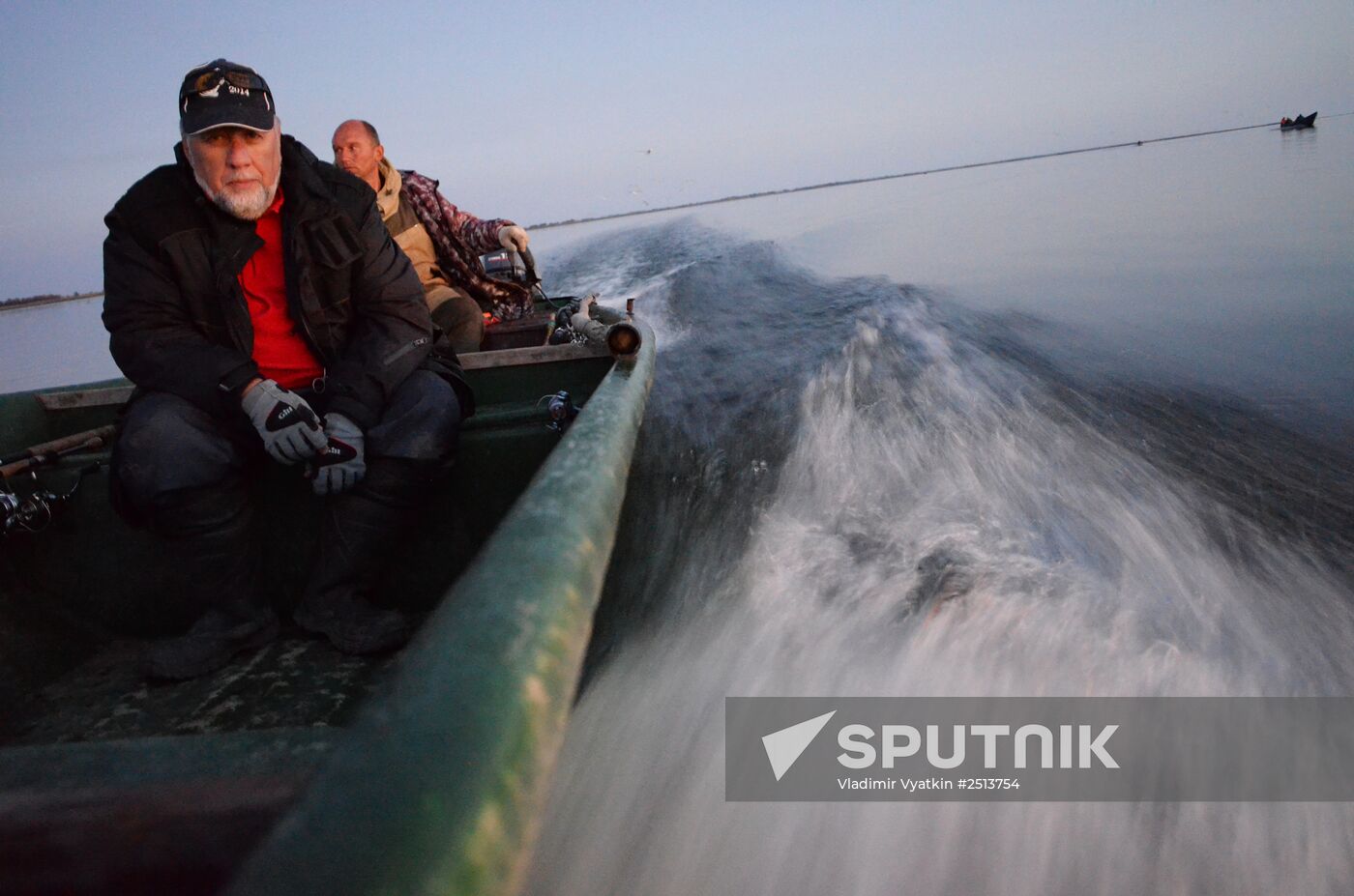 Fall fishing in Astrakhan Region