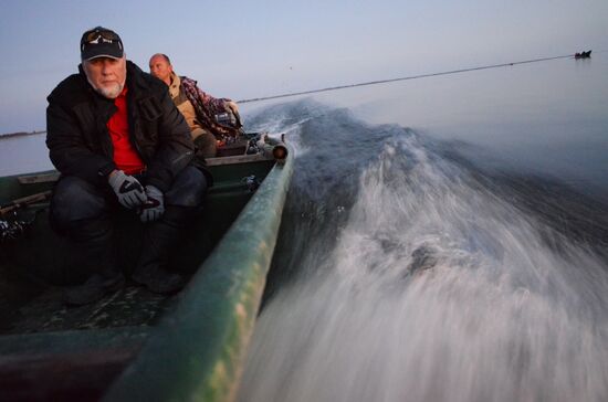 Fall fishing in Astrakhan Region