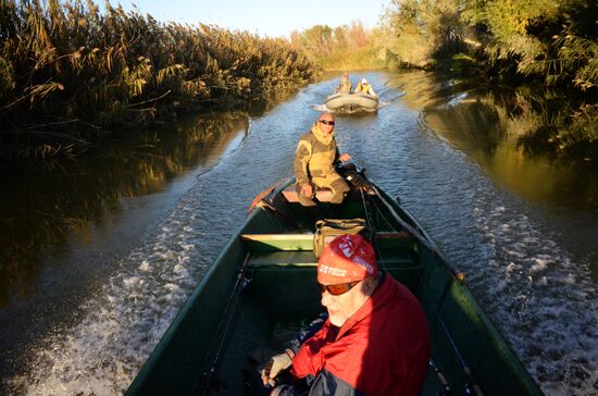 Fall fishing in Astrakhan Region