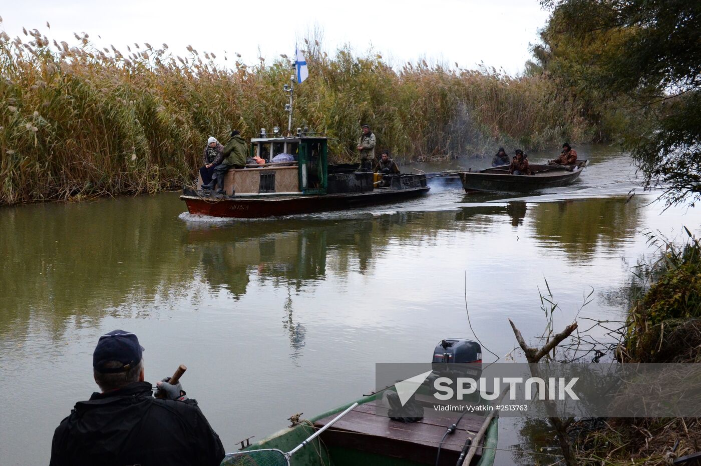 Fall fishing in Astrakhan Region