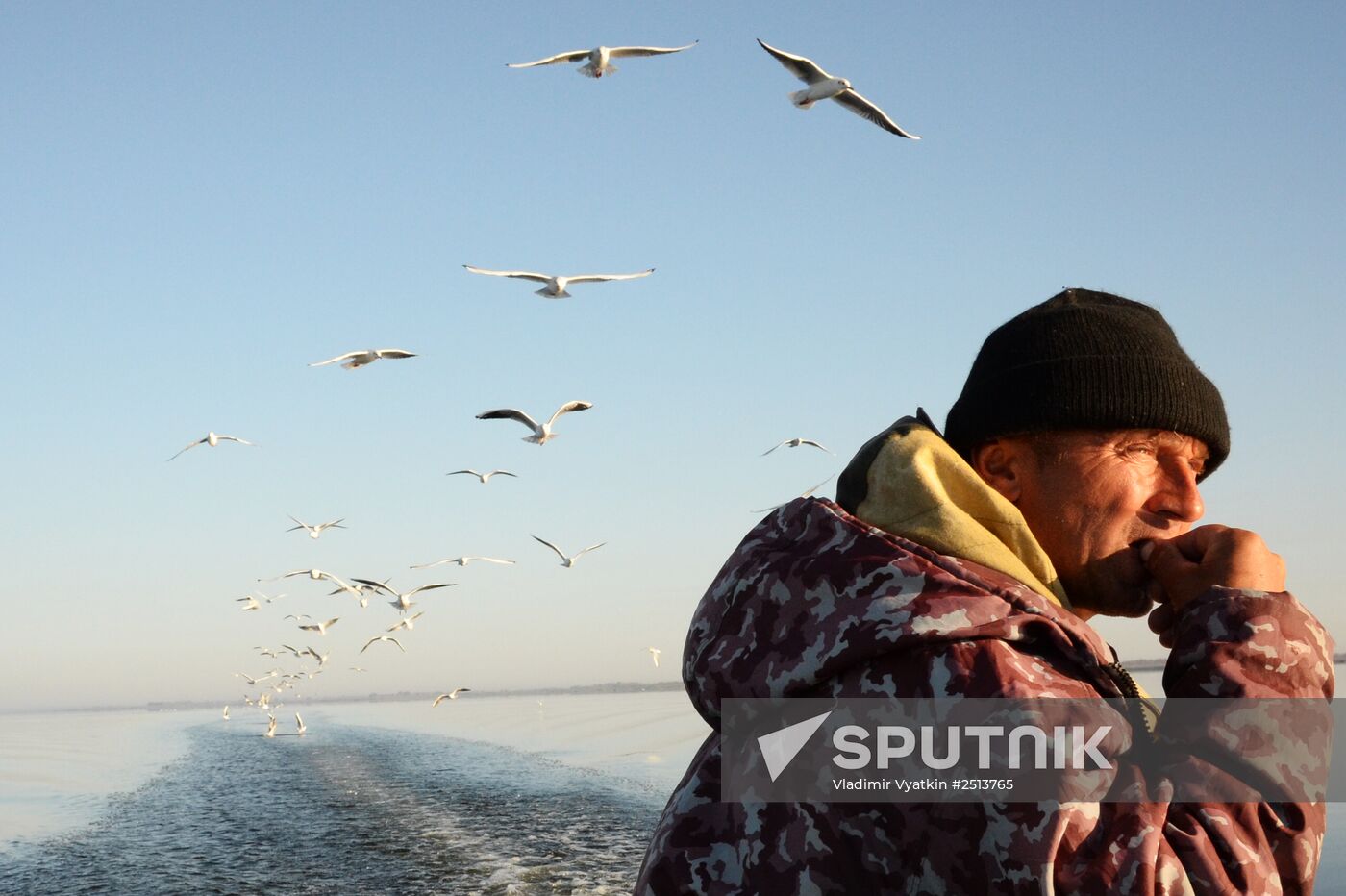 Fall fishing in Astrakhan Region